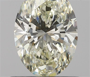 0.70 Carats, Oval L Color, VVS2 Clarity and Certified by GIA
