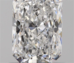 0.80 Carats, Radiant E Color, SI1 Clarity and Certified by GIA