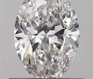 0.70 Carats, Oval D Color, SI2 Clarity and Certified by GIA