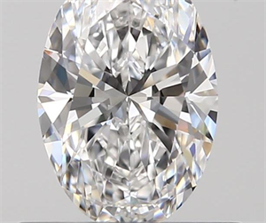 0.62 Carats, Oval D Color, VVS1 Clarity and Certified by GIA