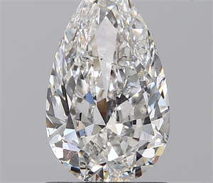 1.00 Carats, Pear F Color, SI2 Clarity and Certified by GIA