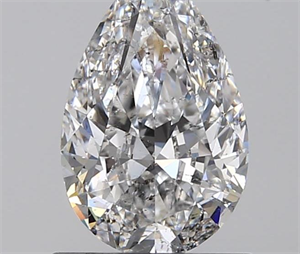 1.00 Carats, Pear E Color, SI2 Clarity and Certified by GIA