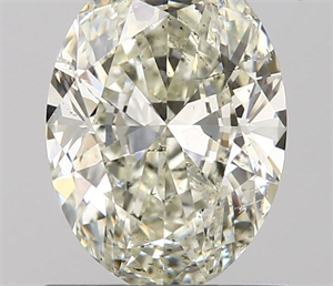 1.01 Carats, Oval K Color, SI2 Clarity and Certified by GIA
