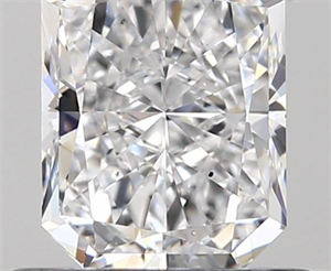 0.70 Carats, Radiant D Color, SI1 Clarity and Certified by GIA