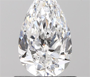 0.80 Carats, Pear D Color, VVS2 Clarity and Certified by GIA