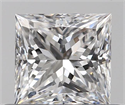0.50 Carats, Princess D Color, VVS2 Clarity and Certified by GIA
