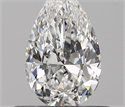 0.50 Carats, Pear E Color, VS2 Clarity and Certified by GIA