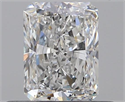 0.51 Carats, Radiant E Color, SI1 Clarity and Certified by GIA