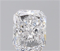 0.50 Carats, Radiant D Color, SI1 Clarity and Certified by GIA