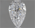 0.50 Carats, Pear D Color, IF Clarity and Certified by GIA