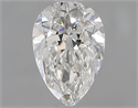 0.42 Carats, Pear G Color, VS1 Clarity and Certified by GIA