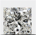 0.50 Carats, Princess G Color, IF Clarity and Certified by GIA
