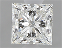 0.55 Carats, Princess I Color, VVS2 Clarity and Certified by GIA