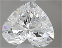 0.75 Carats, Heart F Color, SI1 Clarity and Certified by GIA