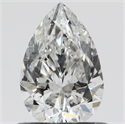 0.70 Carats, Pear F Color, SI2 Clarity and Certified by GIA
