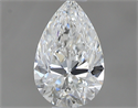 0.40 Carats, Pear G Color, IF Clarity and Certified by GIA