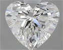 0.70 Carats, Heart I Color, VS2 Clarity and Certified by GIA