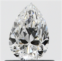 0.45 Carats, Pear D Color, VS1 Clarity and Certified by GIA