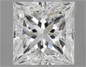 0.50 Carats, Princess H Color, VVS1 Clarity and Certified by GIA