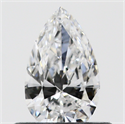 0.40 Carats, Pear D Color, VS1 Clarity and Certified by GIA