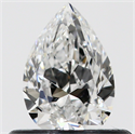 0.42 Carats, Pear E Color, IF Clarity and Certified by GIA