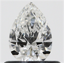 0.40 Carats, Pear E Color, IF Clarity and Certified by GIA