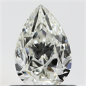 0.50 Carats, Pear J Color, VVS2 Clarity and Certified by GIA