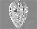 0.52 Carats, Pear F Color, VS2 Clarity and Certified by GIA