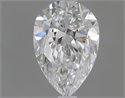 0.52 Carats, Pear E Color, VS2 Clarity and Certified by GIA