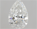0.40 Carats, Pear G Color, VVS2 Clarity and Certified by GIA