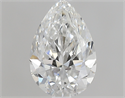 0.40 Carats, Pear F Color, VS1 Clarity and Certified by GIA