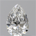 0.41 Carats, Pear F Color, VVS2 Clarity and Certified by GIA