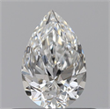 0.40 Carats, Pear F Color, VS1 Clarity and Certified by GIA