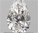 0.50 Carats, Pear F Color, VVS1 Clarity and Certified by GIA