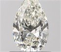 0.70 Carats, Pear J Color, SI2 Clarity and Certified by GIA