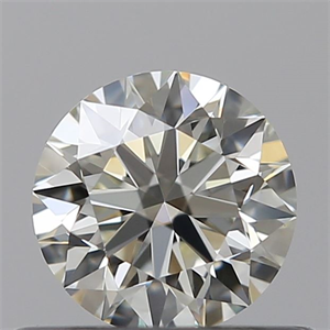 Picture of 0.44 Carats, Round with Excellent Cut, J Color, IF Clarity and Certified by GIA