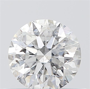 Picture of 0.40 Carats, Round with Excellent Cut, E Color, I2 Clarity and Certified by GIA