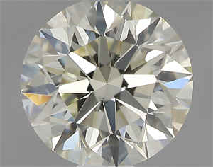 Picture of 0.55 Carats, Round with Excellent Cut, N Color, VVS1 Clarity and Certified by GIA