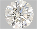 0.42 Carats, Round with Excellent Cut, K Color, VVS1 Clarity and Certified by GIA