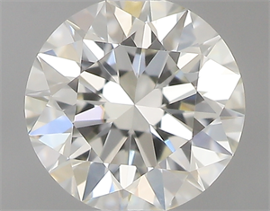 Picture of 0.41 Carats, Round with Excellent Cut, I Color, VVS1 Clarity and Certified by GIA