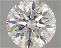 0.40 Carats, Round with Excellent Cut, I Color, VS1 Clarity and Certified by GIA