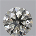 0.60 Carats, Round with Very Good Cut, K Color, VS2 Clarity and Certified by GIA