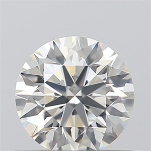 Picture of 0.43 Carats, Round with Excellent Cut, J Color, SI1 Clarity and Certified by GIA