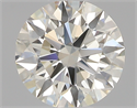 0.53 Carats, Round with Excellent Cut, K Color, I1 Clarity and Certified by GIA