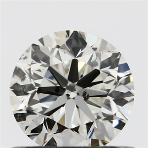 Picture of 0.60 Carats, Round with Very Good Cut, K Color, SI1 Clarity and Certified by GIA