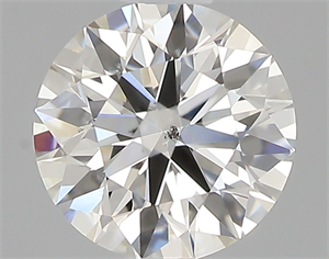 Picture of 0.44 Carats, Round with Excellent Cut, I Color, SI1 Clarity and Certified by GIA