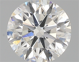 Picture of 0.44 Carats, Round with Excellent Cut, G Color, SI1 Clarity and Certified by GIA