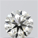 0.40 Carats, Round with Very Good Cut, K Color, VVS1 Clarity and Certified by GIA