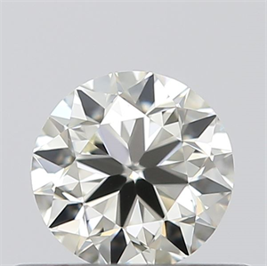 Picture of 0.40 Carats, Round with Very Good Cut, K Color, VVS1 Clarity and Certified by GIA