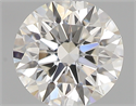 0.43 Carats, Round with Excellent Cut, I Color, VVS2 Clarity and Certified by GIA